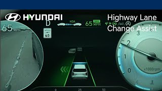 Highway Lane Change Assist  Hyundai [upl. by Kirsten803]