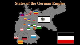 The 26 states of the German Empire [upl. by Yelloh]