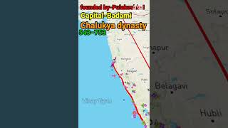 Chalukya dynasty map chalukya empire map shorts rammandir ayodhya vlog ram status sanatan [upl. by Tehc]