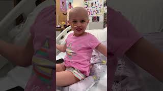 Brave Girl Cuts Her Own Hair Before Starting Chemo 💕 [upl. by Cam]