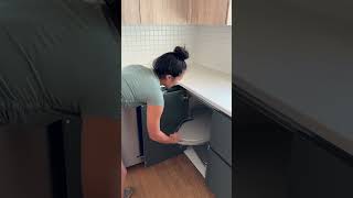 Kitchen renovation reveal dayinmylife homeimprovement homerenovation [upl. by Joyann29]