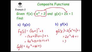 Composite Functions  Corbettmaths [upl. by Siesser852]