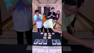 Who Can Turn Over Two Identical Numbers Funnyfamily Partygames [upl. by Athalla110]