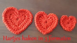 Haken ♥ Hartjes in 3 formaten [upl. by Karsten641]