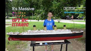 RC Titanic Maiden Or First for the Nautically Challenged Voyage [upl. by Alinoel706]