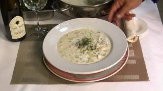 Clam and Cod Chowder [upl. by Ellerehs]