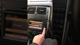 Mercedes Benz W245 B200 2010y Radio  navi  vanigation  CD  6CD changer  MP3 test for customers [upl. by Eiboj]