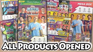 Opening Every MATCH ATTAX 202324 Product  Multipacks Tins amp Advent Calendar  UK Shop Exclusives [upl. by Ruder808]