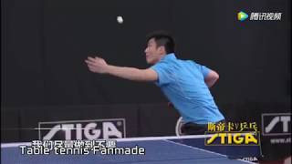 Fan Zhendong Forehand drive Friction  Table tennis technique [upl. by Lewse]