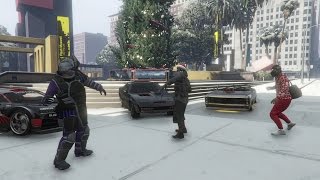 GTA 5  Epic Snowball Fight [upl. by Madelon]