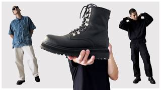 How to Look Good in Black Boots Orée NYC Infantry Combat Boots [upl. by Tammy]