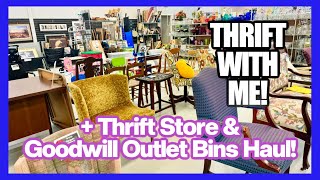 GREAT TRIP TO THE THRIFT THRIFTING 2024 9 amp Haul  Goodwill Bins Haul Cottage Vintage RESALE [upl. by Eaves225]