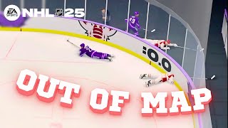 Out Of Map Glitch  Nhl 25 Eashl 3v3 Gameplay [upl. by Rednaeel976]