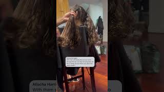 Lice jumps back into hair l lice removal service explore hairtok hair [upl. by Atinus]