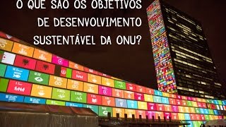 O que são os Objetivos de Desenvolvimento Sustentável da ONU [upl. by Adnal]