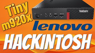 Lenovo Tiny m920x Mac Mini Clone HACKINTOSH [upl. by Binah]