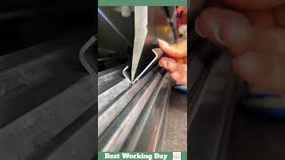 Best working day 1687 Stainless steel sheet bending process [upl. by Ellehc693]