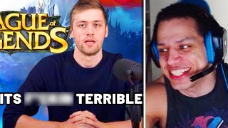 TYLER1 REACTS TO SODAPOPPINS REVIEW OF LEAGUE OF LEGENDS [upl. by Ahsait]