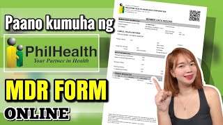 PAANO KUMUHA NG PHILHEALTH MDR FORM GAMIT LANG ANG IYONG PHONE  Riencyll Cabile [upl. by Dlawso597]