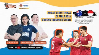 LIVE REACTION 16 BESAR PIALA ASIA 2023  AUSTRALIA VS INDONESIA [upl. by Nonnel]