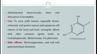 Antimetabolites Anticancer Agent Medicinal Chemistry Session 5 [upl. by Einhoj585]