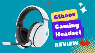 Gtheos 24GHz Wireless Gaming Headset for PC PS4 PS5 Mac Nintendo Switch Review [upl. by Lyrehc]