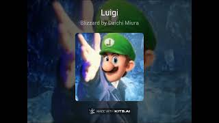 Luigi sings Blizzard by Daichi Miura AI Cover [upl. by Babs992]