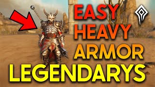 Easy Guide to get hands on Heavy Legendary Armor pieces in New World  Possible Singleplayer Farm [upl. by Lottie]