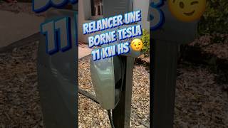 Borne Tesla HS  Faites ceci et le tour est joué  😉 tesla memes pourtoi fyp voitureelectrique [upl. by Elamef]