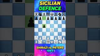 Chess master blunders on move 5ChessTVr3u SHIRAZI VS PETERS 1984 chessablemasternewchess [upl. by Castora]