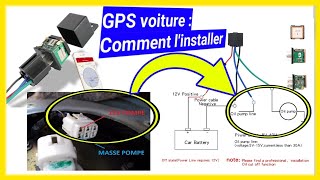 GPS voiture  Fonctionnement et schéma dinstallation dun gps sur une voiture [upl. by Rudolf]