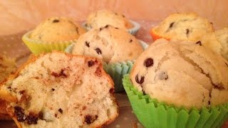 Recette de Muffins au Yaourt et aux Pépites de chocolat FRAFacile et Rapide [upl. by Kipton]