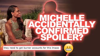 Bachelorette Michelle Young amp SPOILER Winner Caught Lurking On Their Fanpage [upl. by Leoine]