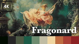 Color Palette  JeanHonore Fragonard [upl. by Dawkins505]