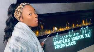 DIY Fireplace InstallDimplex Ignite XL Fireplace [upl. by Urbani]