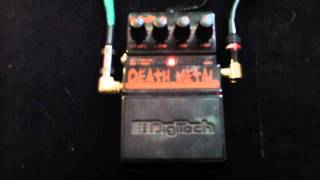 Digitech Death Metal  High Gain Drop C  Guitar Demo [upl. by Parker]