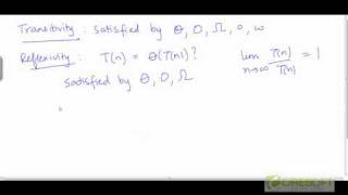 Reflexivity symmetry and transitivity properties of asymptotic notations [upl. by Sorci]