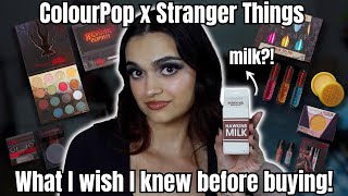 What You NEED to Know About Colourpop’s Stranger Things Collection 🚲 [upl. by Naillimxam]