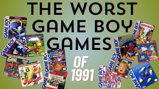 The WORST GAME BOY Games Released in 1991 [upl. by Okoyk]