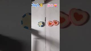 Boys vs Girls💙💖 cutestationary shorts boysvsgirls stationery cuteshortsviral ytshorts asmr [upl. by Pollard]