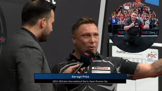 Disrespectful towards Schindler Gerwyn Price blames the German crowd again darts [upl. by Goldsworthy]