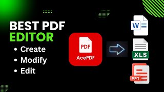 Allinone PDF editor converter creator reader and manager for all your PDF solutions  AcePDF [upl. by Hazem]