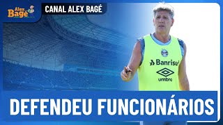 🇪🇪⚫️⚽️🔵 Renato fez intervenção necessária na defesa dos funcionários do CT do Grêmio [upl. by Garry]