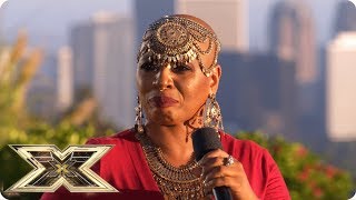 Janice Robinson stakes a claim for a place at Live Shows  Judges Houses  The X Factor UK 2018 [upl. by Atniuq]