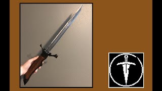 I Make Corvos Folding Blade from Dishonored IPrintSwords Episode 2 [upl. by Sacci]