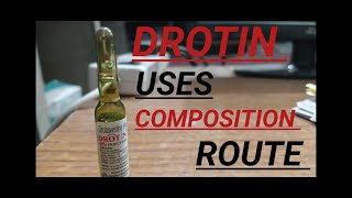 How to use Drotin Injection amp Route  drotin injection [upl. by Eikcid407]