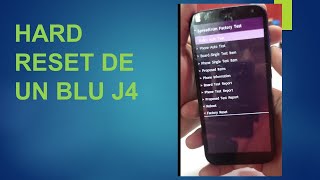 HARD RESET BLU J4 [upl. by Labina]