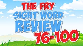 Fry Sight Word Review  76100  Jack Hartmann [upl. by Sophey]