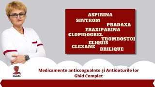 Medicamente anticoagualnte și Antidoturile lor Ghid Complet nursery medatalos asistente nurse [upl. by Harness847]