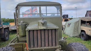 Scammell Pioneer Transporter partially restored close up at the White Horse Military Show 2024 [upl. by Daniel]